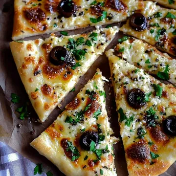 Homemade Mediterranean Flatbread