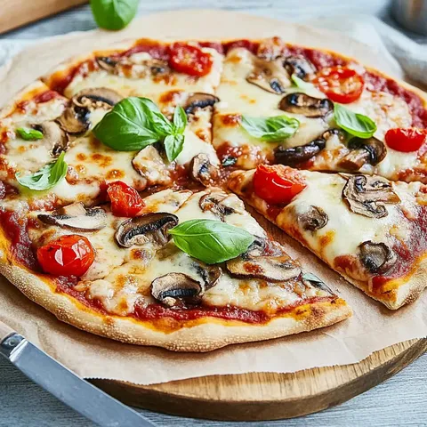 Pizza z grzybami