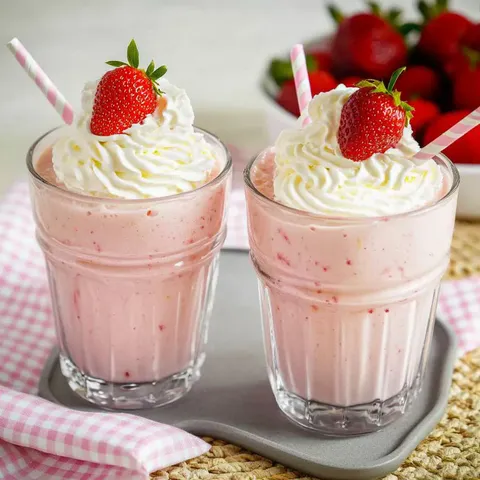 Shake truskawkowy