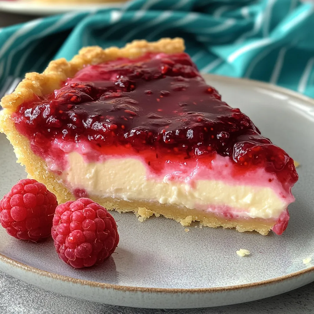 Kremowy Himbeerowy Kuchen na kruchym spodzie – łatwy i pyszny