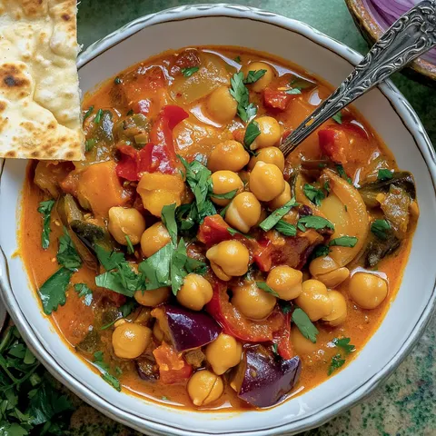 Curry z Papryką i Ciecierzycą – idealnie kremowe i pyszne!