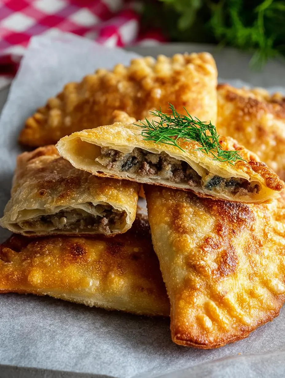 Talerz z czeburekami.