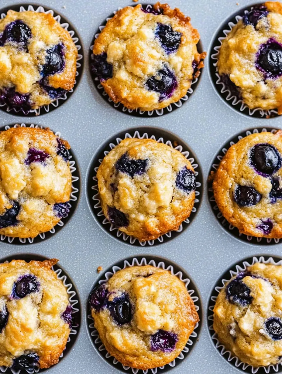Tacka z muffinkami z jagodami.