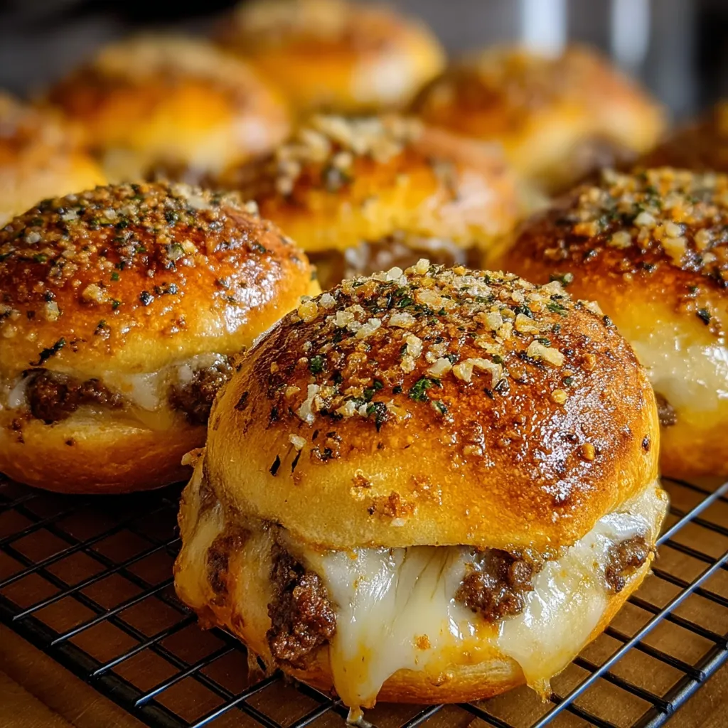 Blacha mini pizzy z serem i przyprawami.