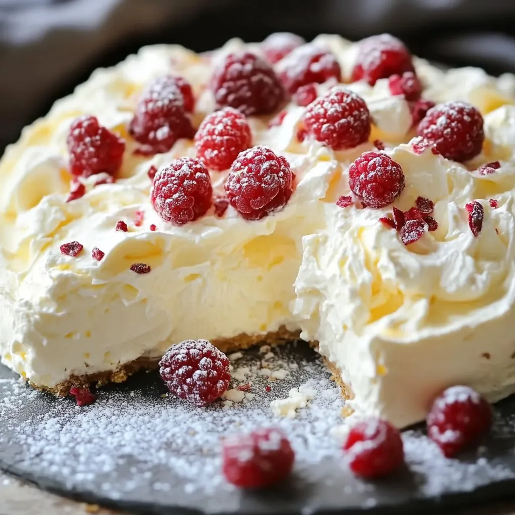 Deser z mascarpone oraz malinami