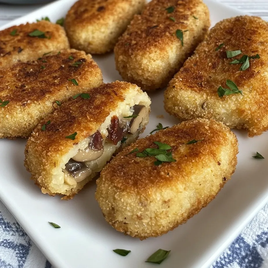Placki ziemniaczane z pieczarkami i mozzarellą