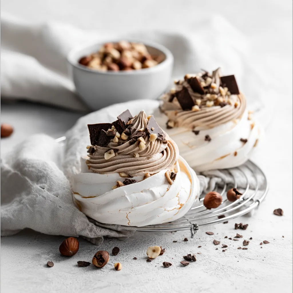 Pavlova z Nutellą i Kremem