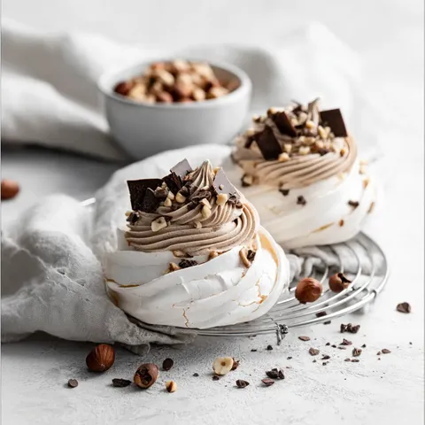 Pavlova z Nutellą i Kremem
