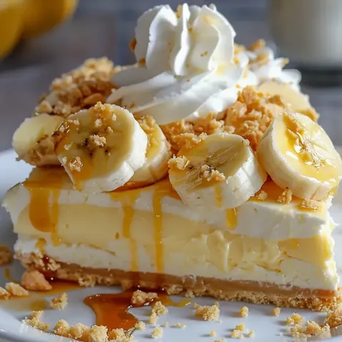 Karmelowy Sernik Bananowy.