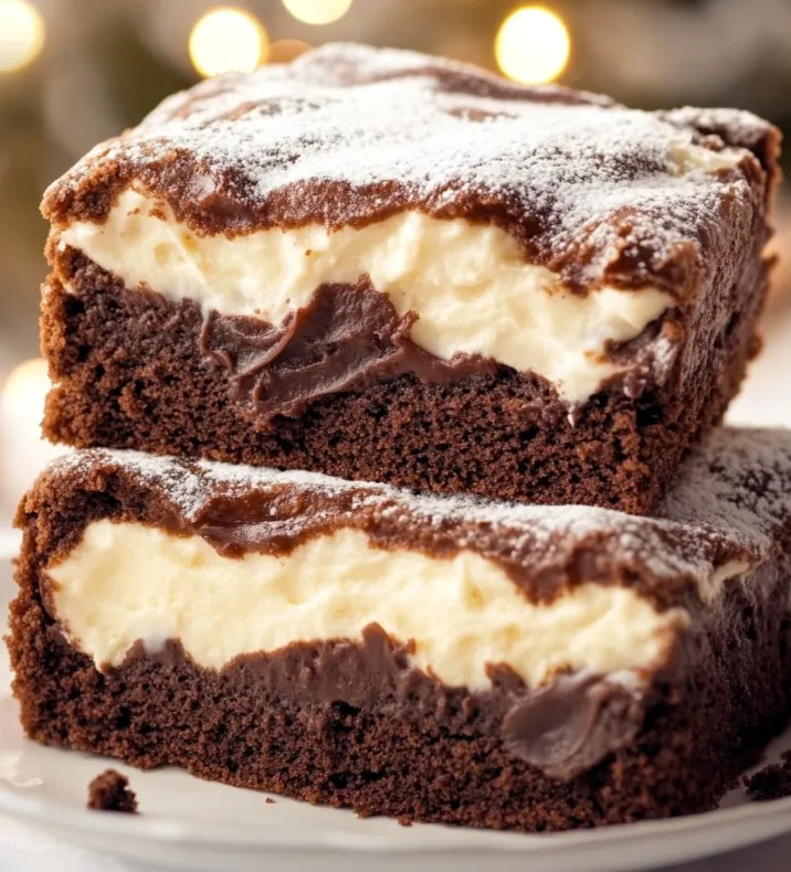 Czekoladowe brownie z serem