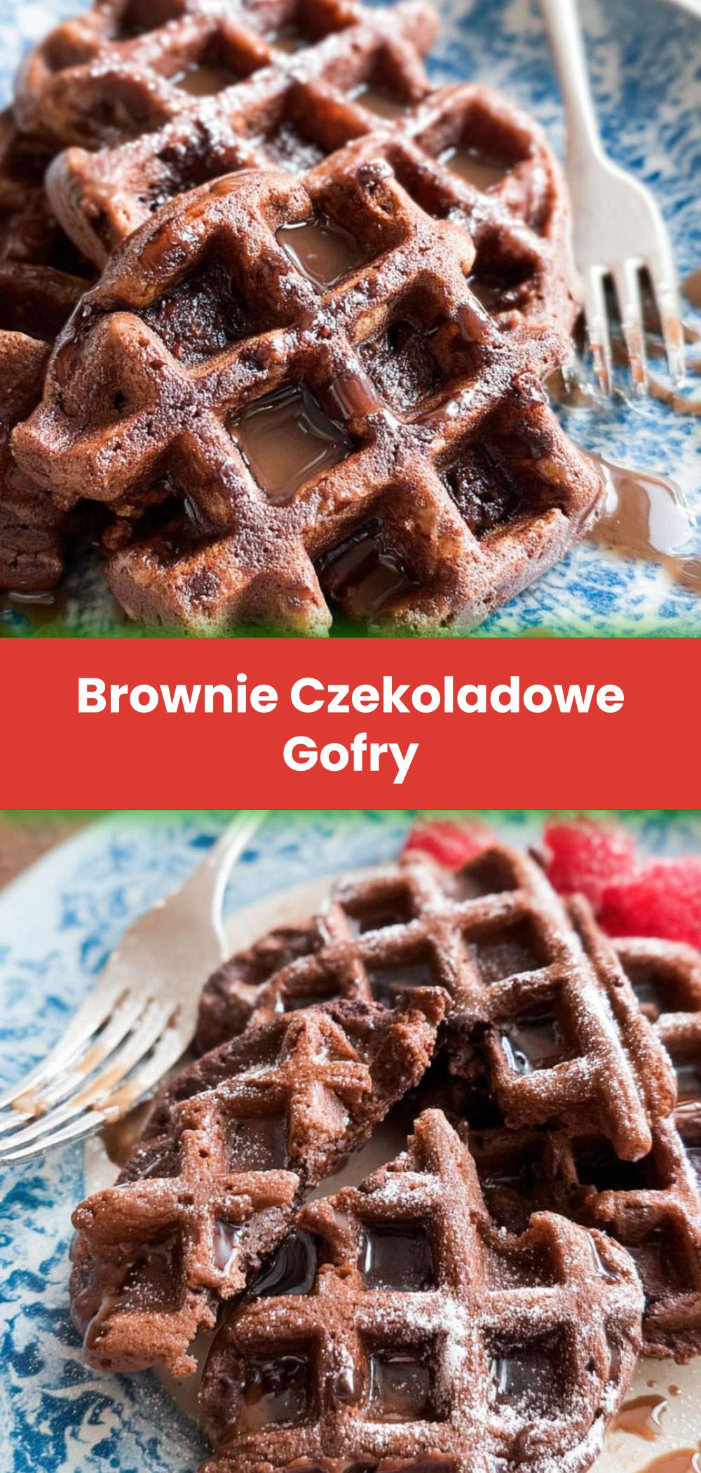Template of Brownie Czekoladowe Gofry