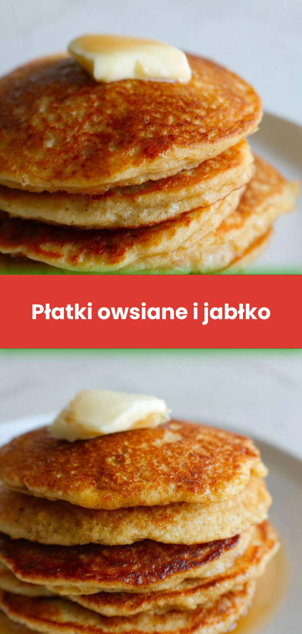 Template of Płatki owsiane i jabłko