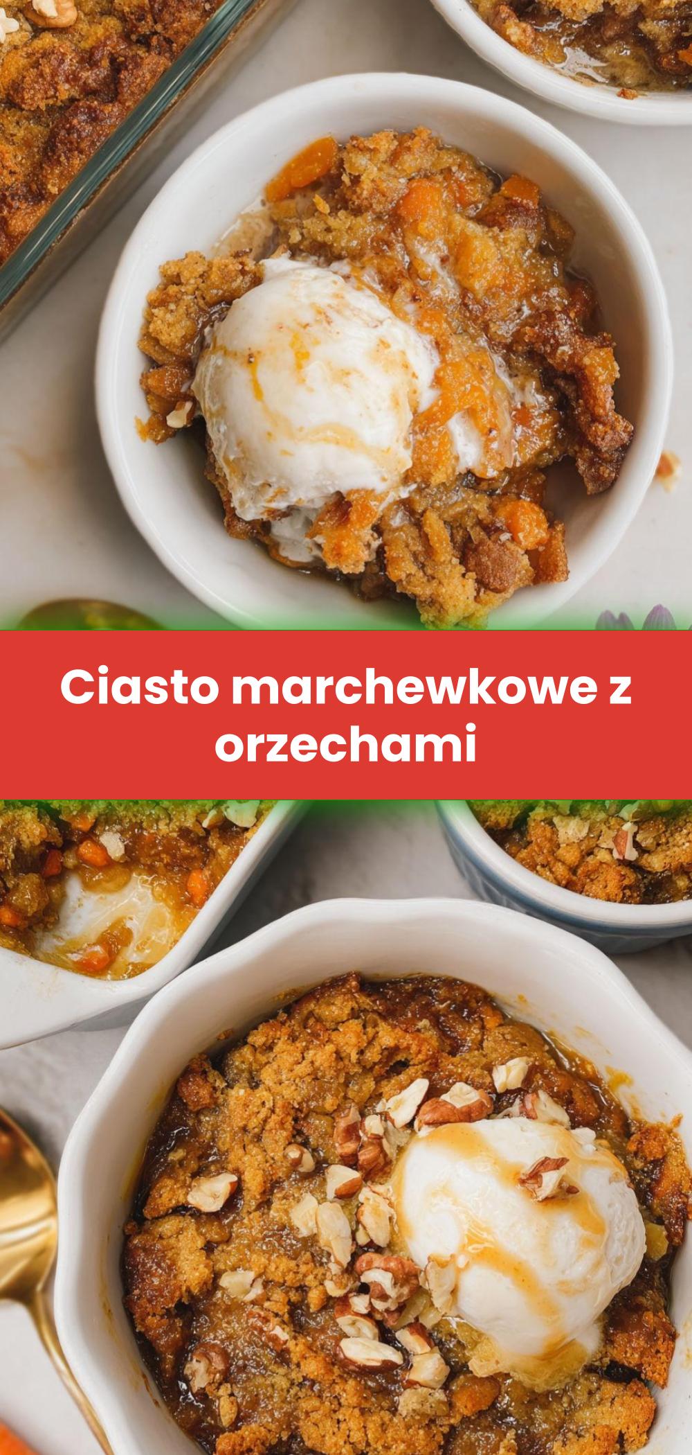 Template of Ciasto marchewkowe z orzechami