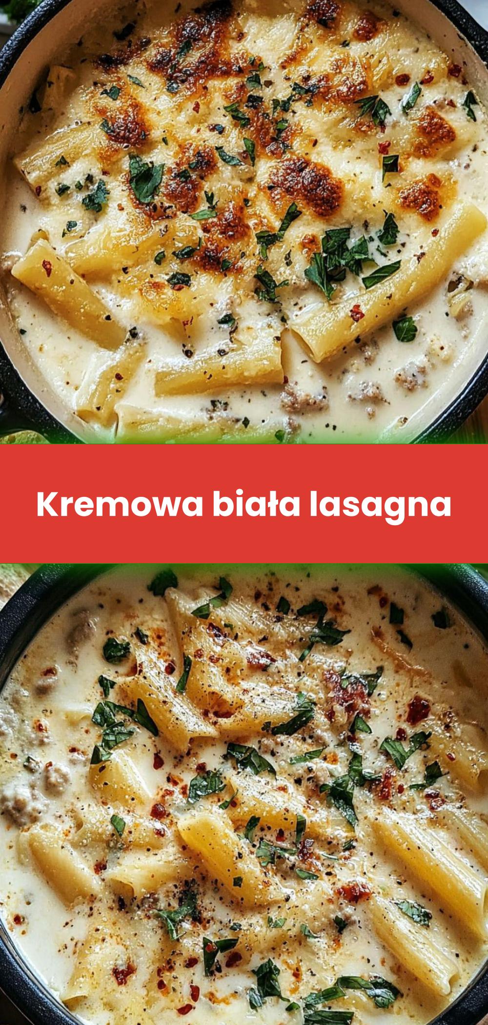 Template of Kremowa biała lasagna