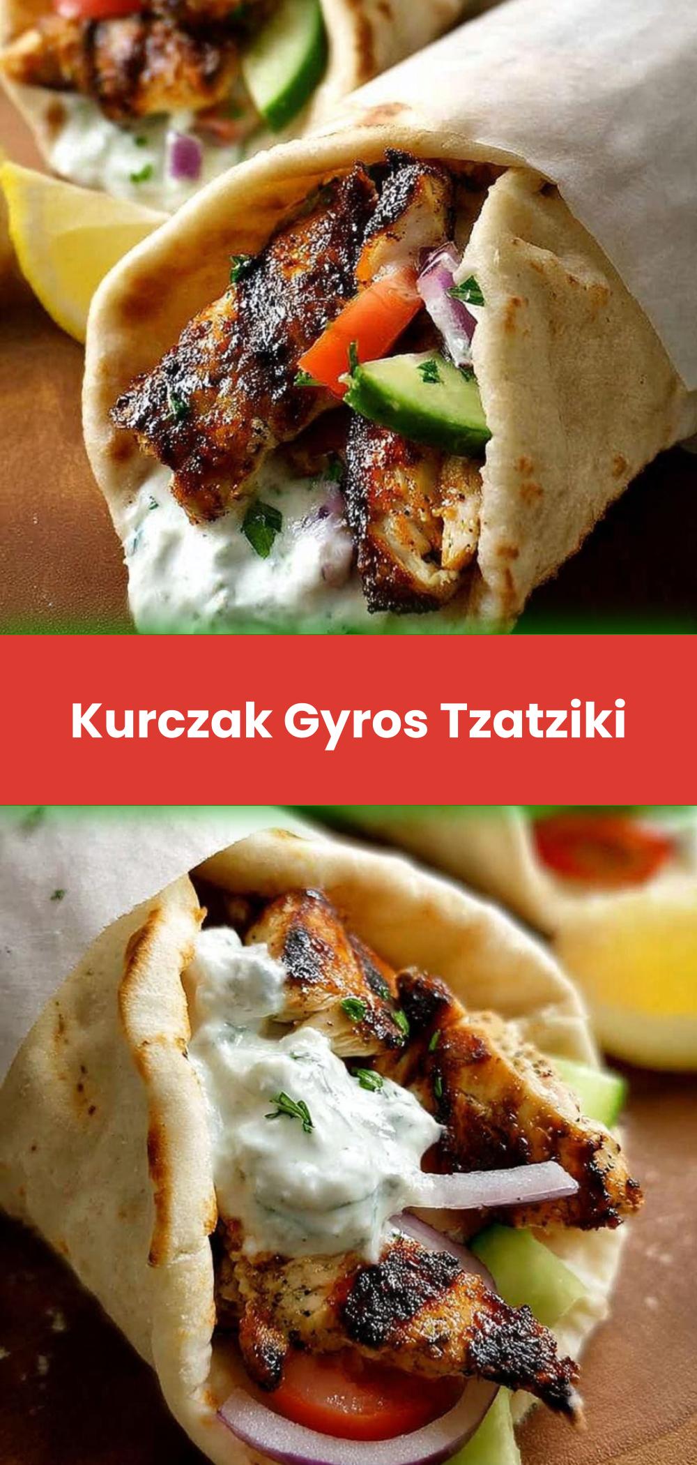 Template of Kurczak Gyros Tzatziki