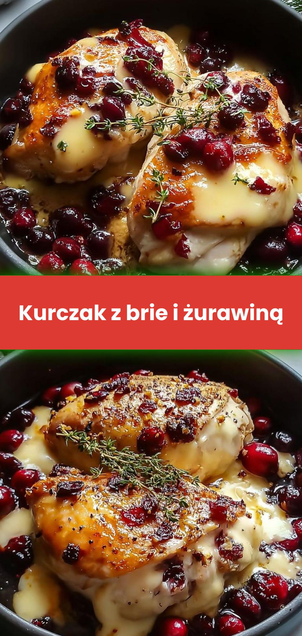 Template of Kurczak z brie i żurawiną