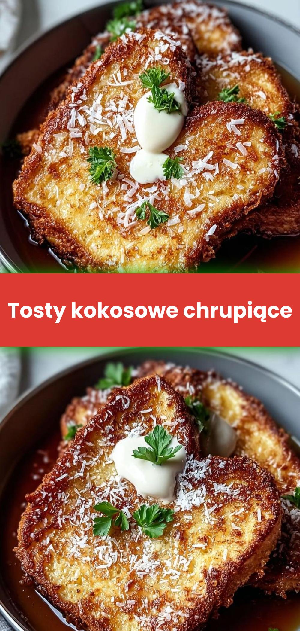 Template of Tosty kokosowe chrupiące