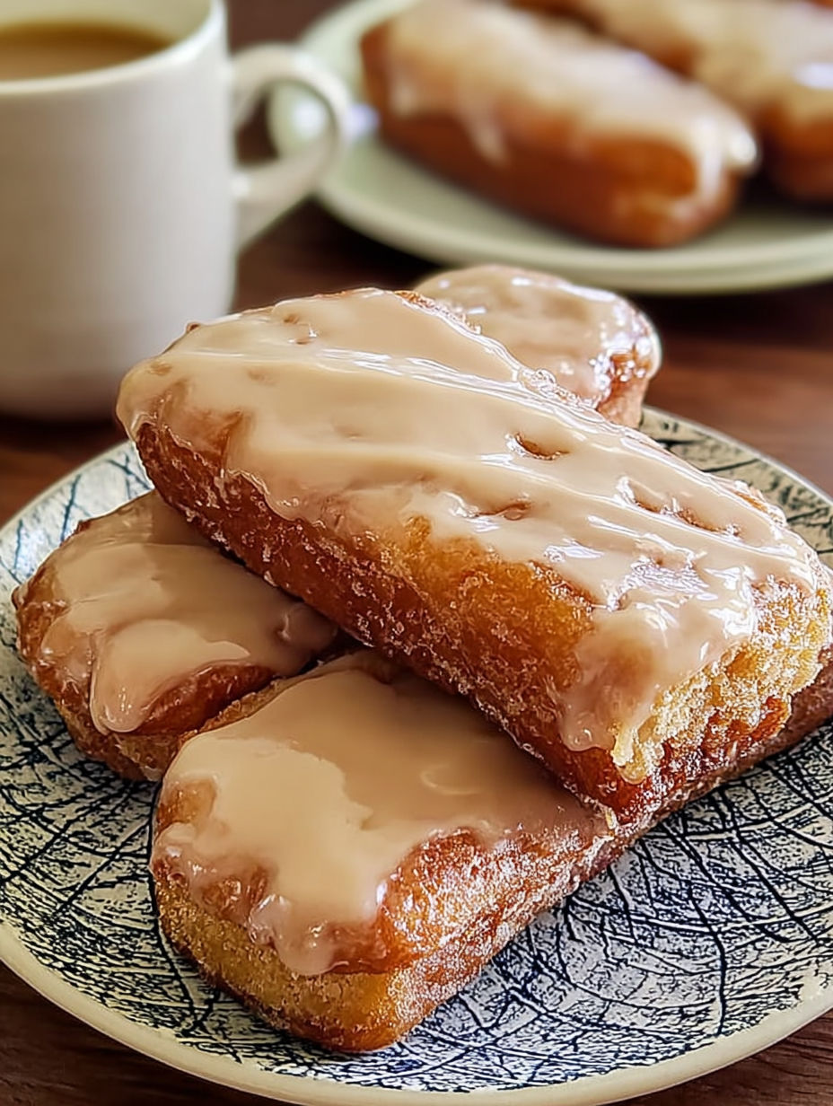 Talerz miękkich klonowych batoników.