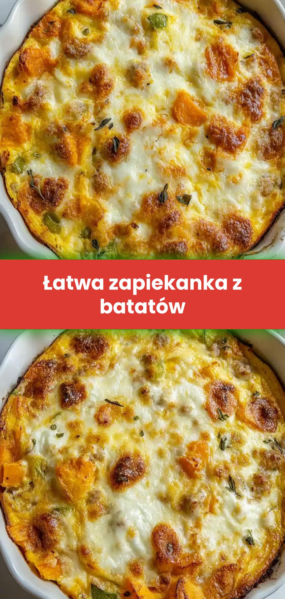 Template of Łatwa zapiekanka z batatów