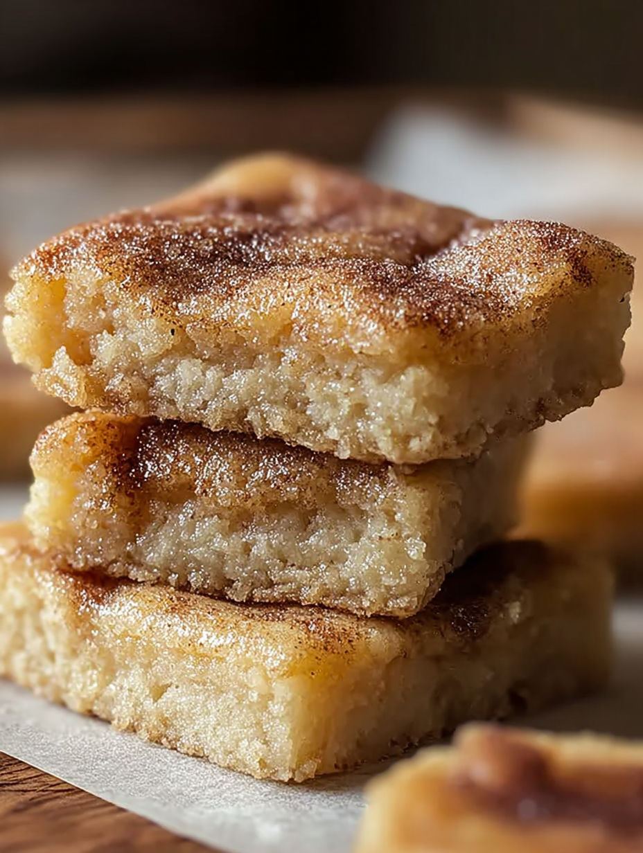 Stosik miodowo-cynamonowych deserów.