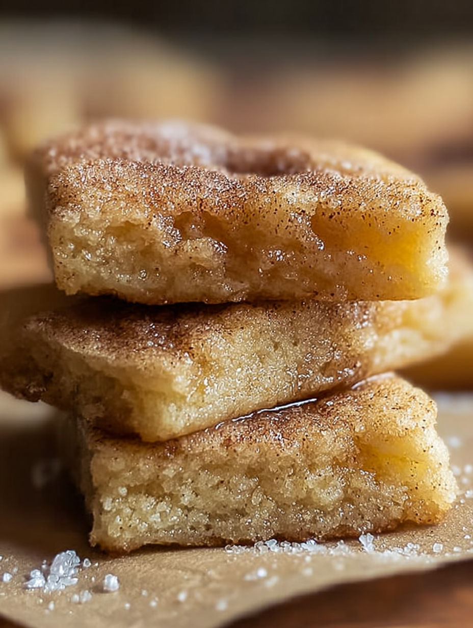 Stosik miodowo-cynamonowych deserów.