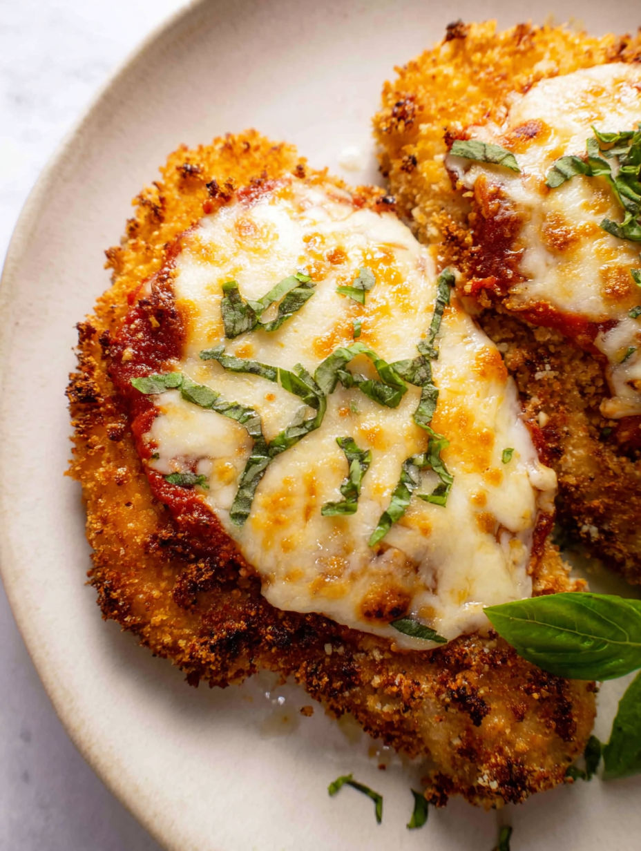 Porcja kurczaka z serem i ziołami