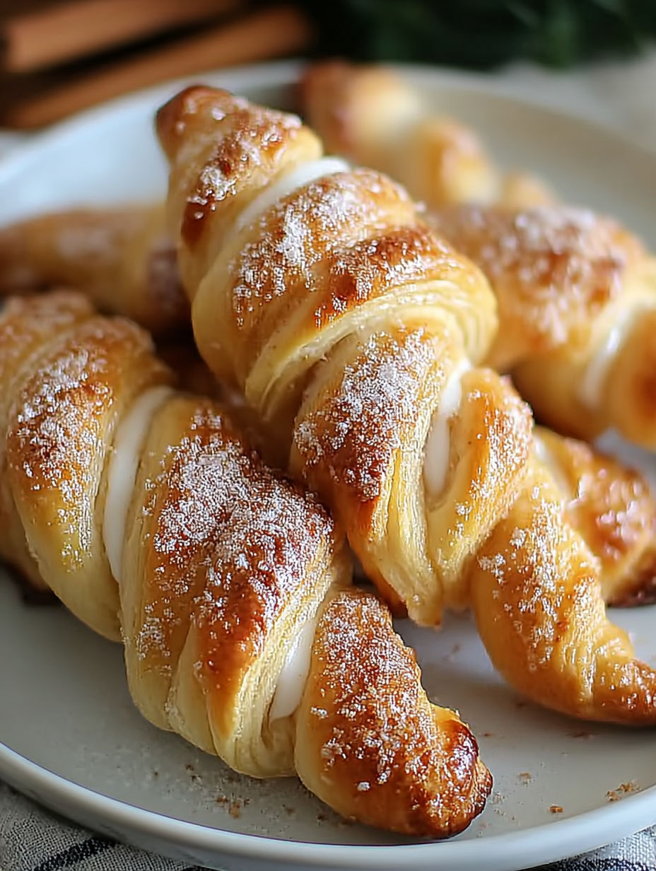 Talerz ze ślimaczkami cynamonowymi.