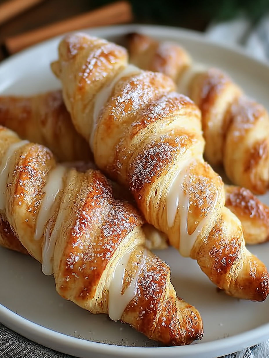 Talerz ze ślimaczkami cynamonowymi.