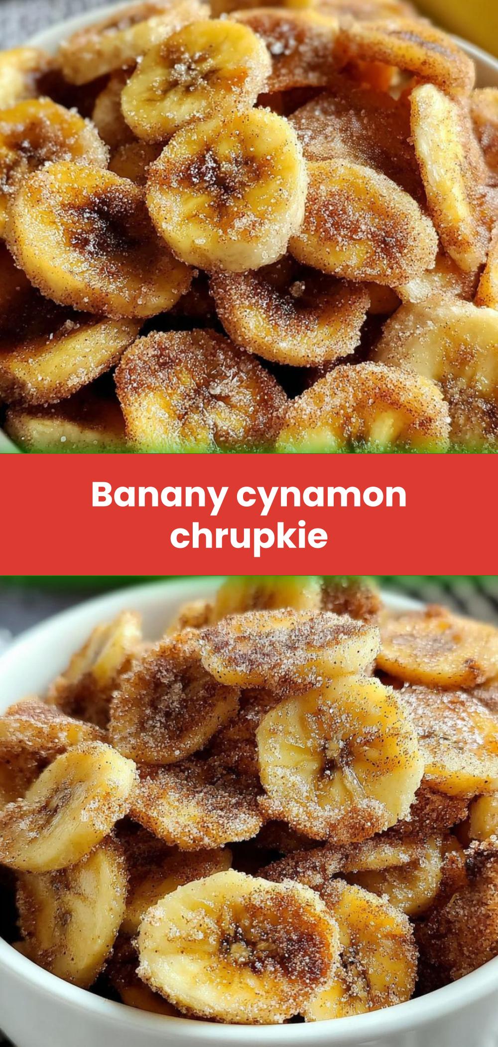 Template of Banany cynamon chrupkie
