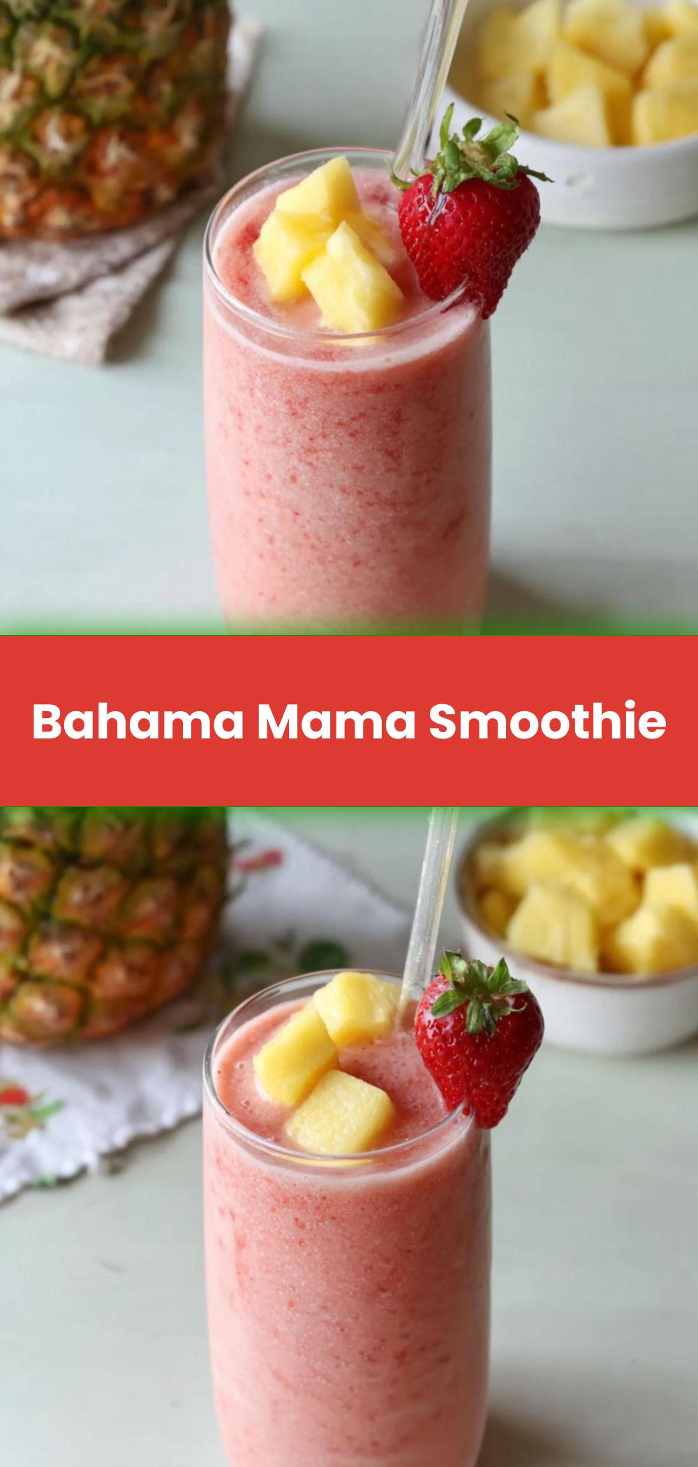 Template of Bahama Mama Smoothie