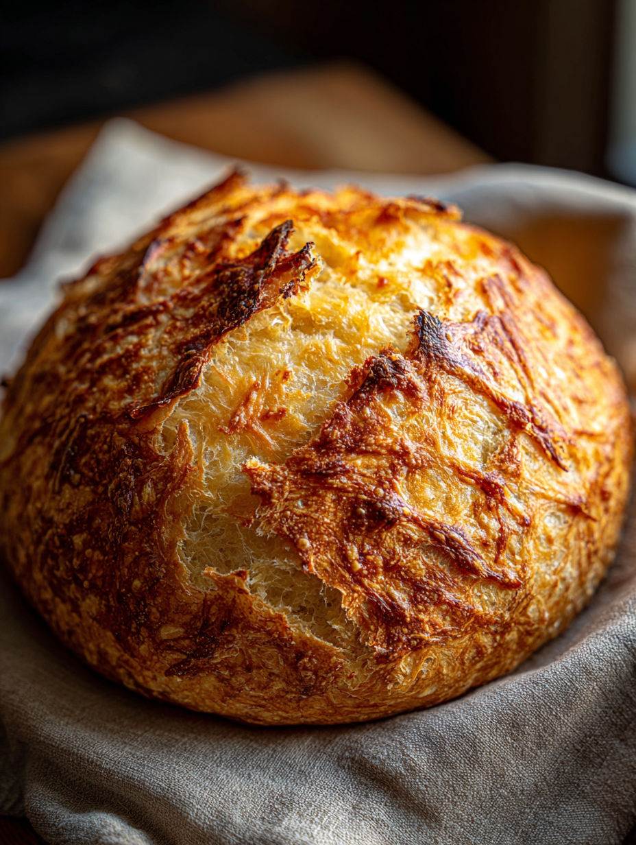 Bochenek z chrupiącą skórką i mięciutkim środkiem.