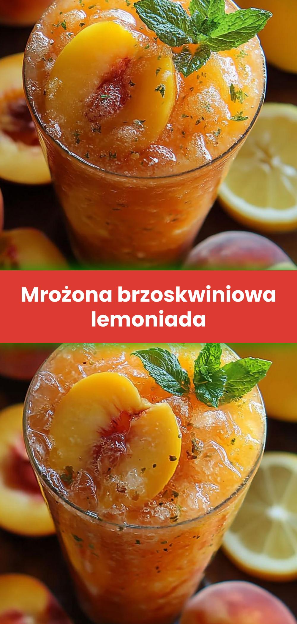 Template of Mrożona brzoskwiniowa lemoniada