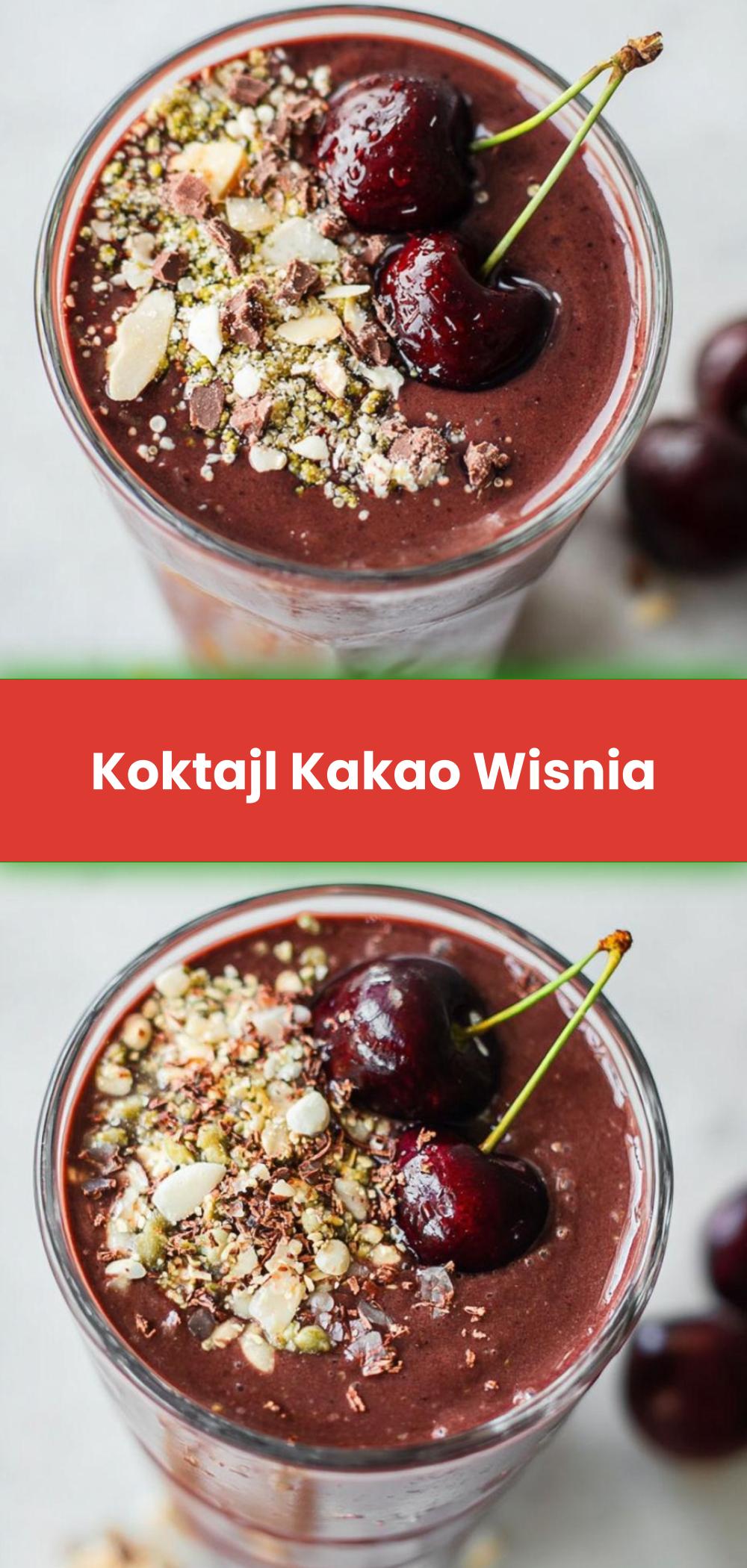 Template of Koktajl Kakao Wisnia