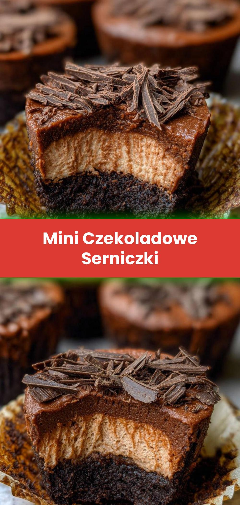 Template of Mini Czekoladowe Serniczki