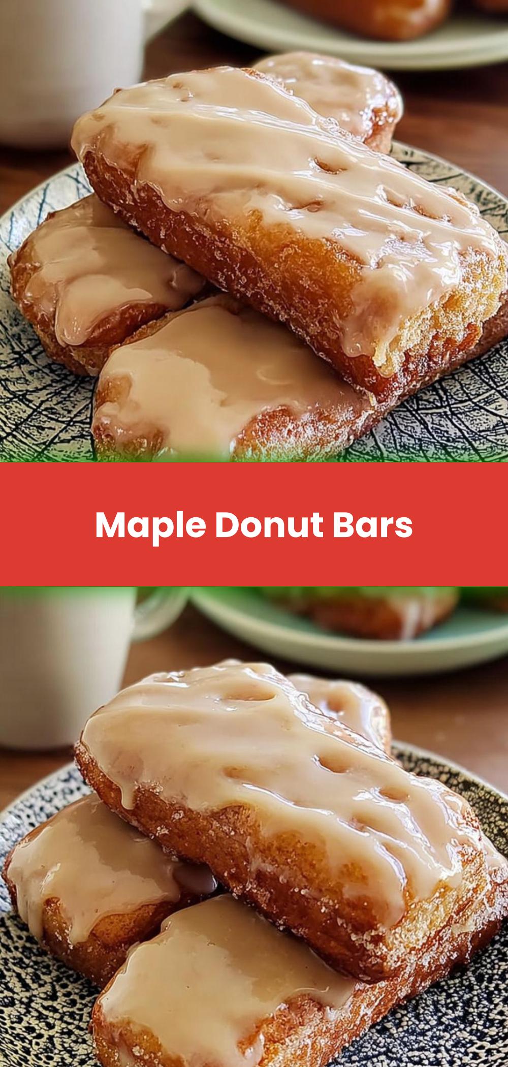 Template of Maple Donut Bars
