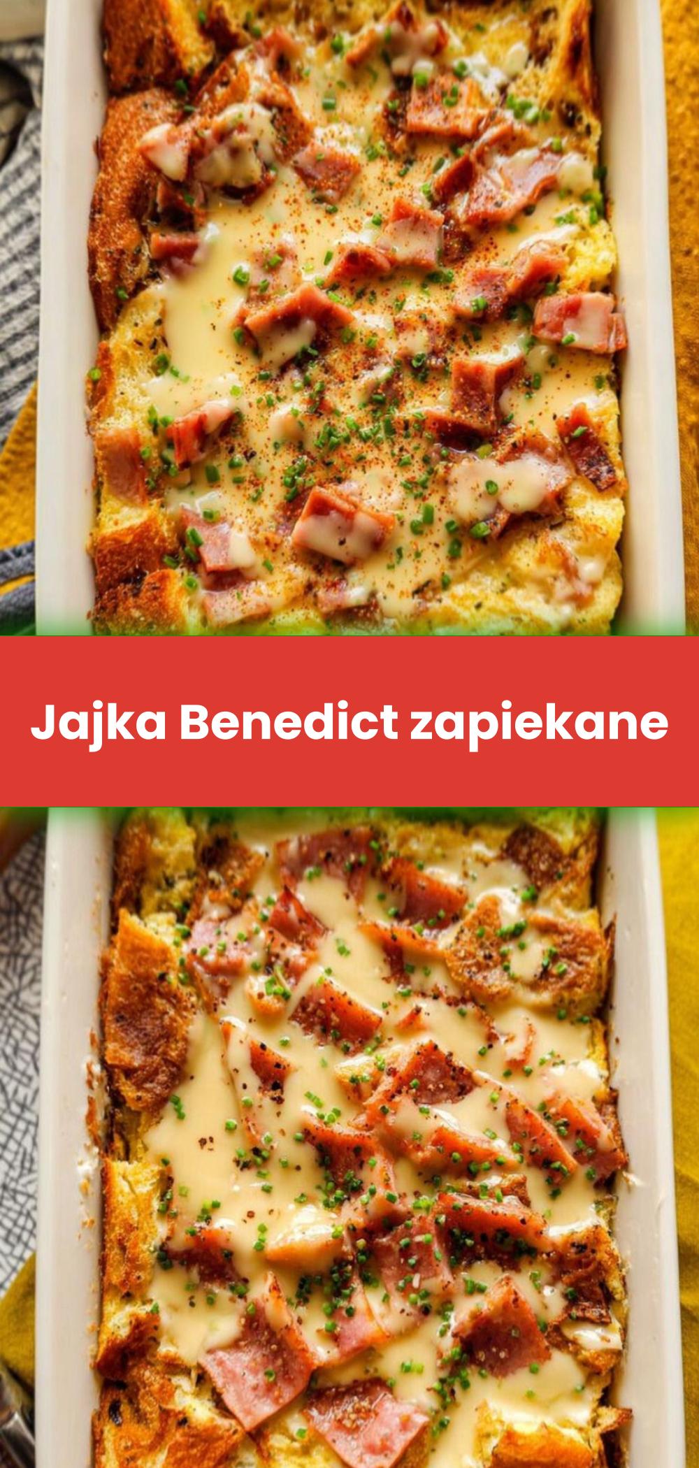 Template of Jajka Benedict zapiekane