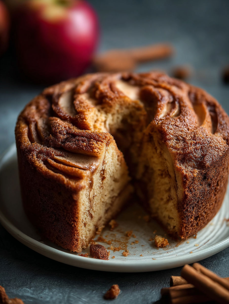 Kawałek torcika z psem na nim.