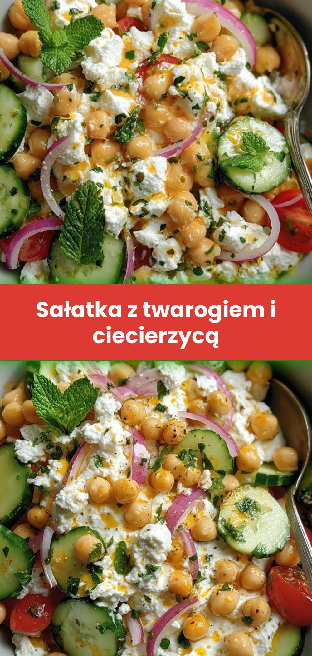 Template of Sałatka z twarogiem i ciecierzycą
