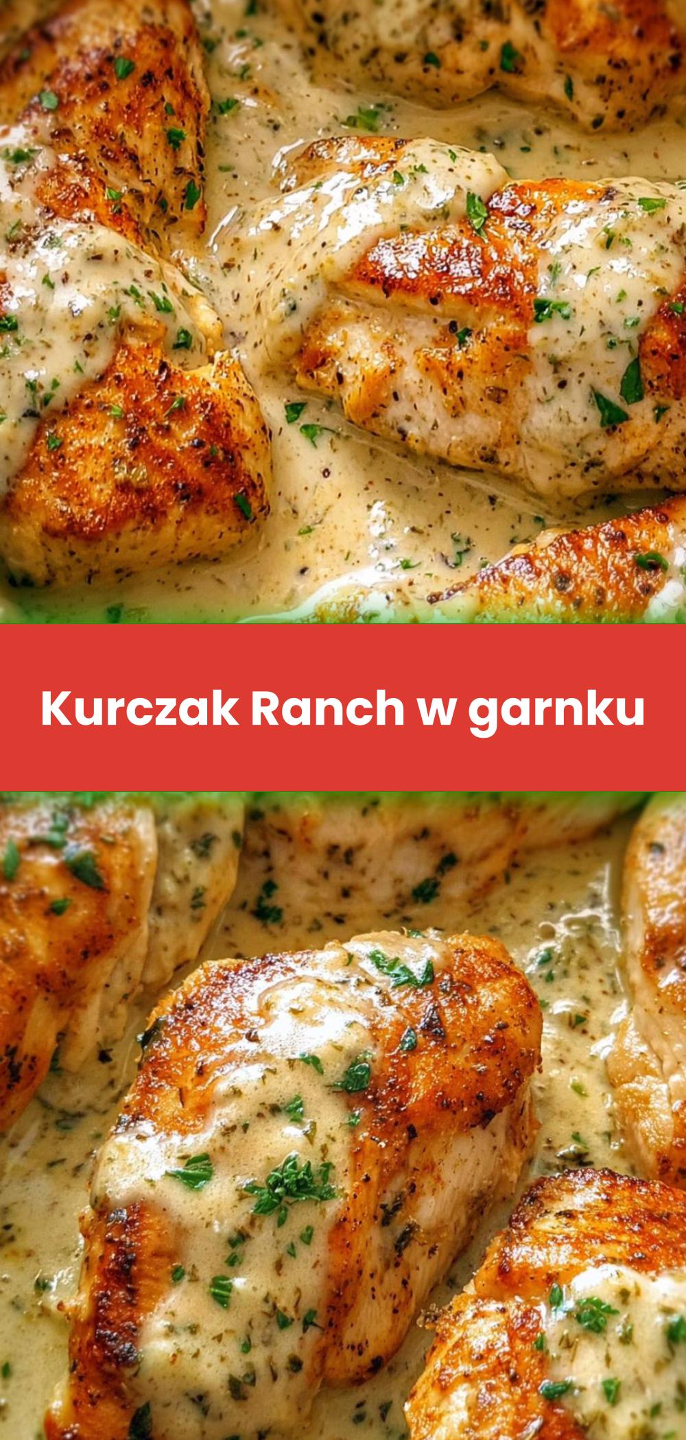 Template of Kurczak Ranch w garnku