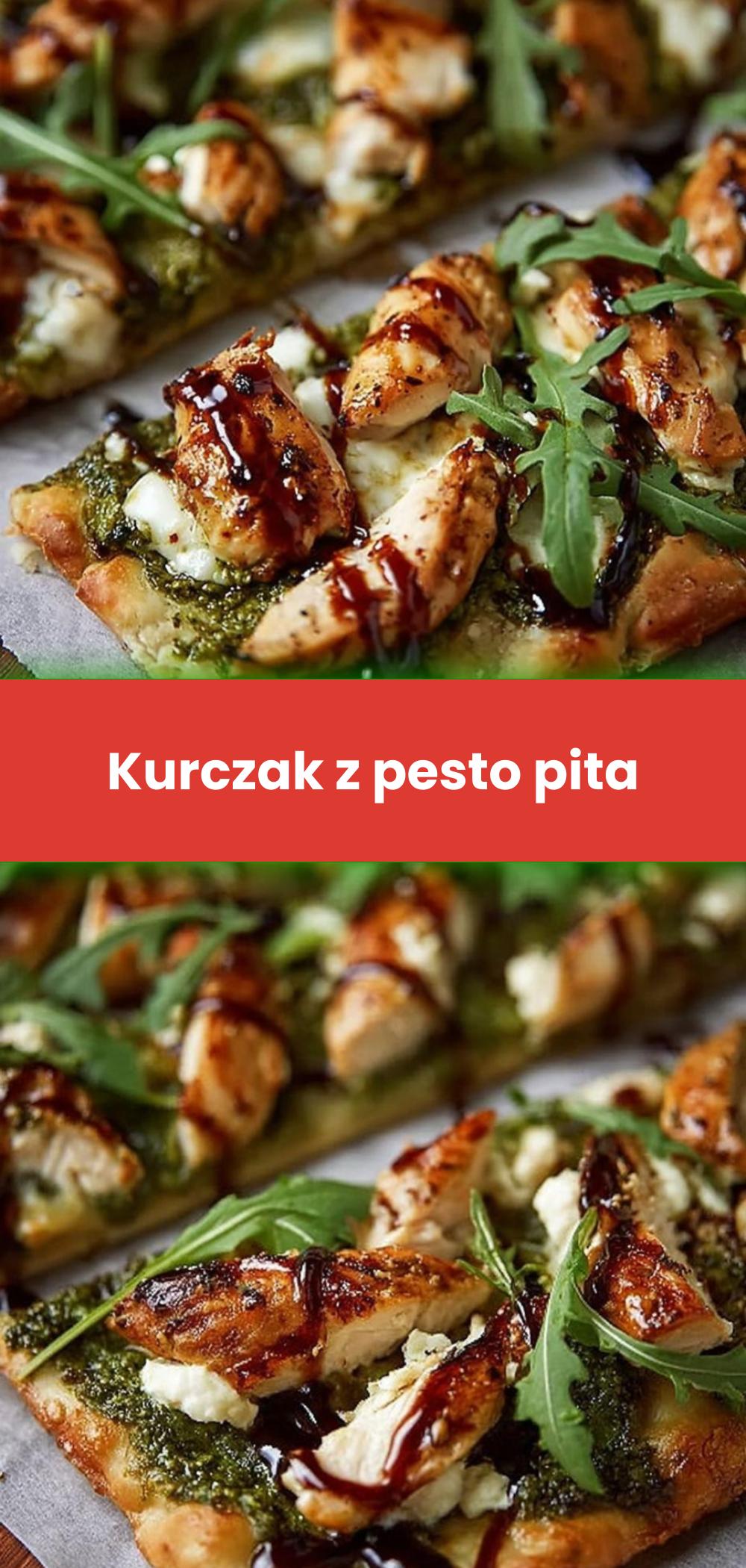 Template of Kurczak z pesto pita