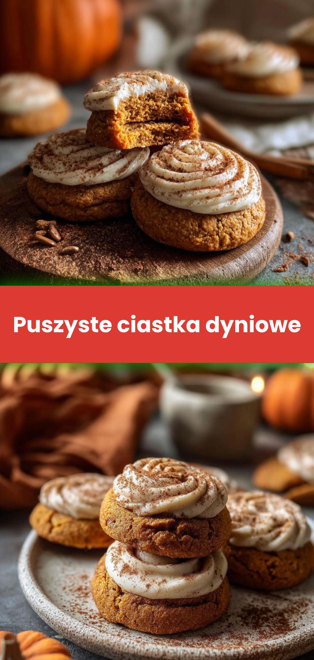 Template of Puszyste ciastka dyniowe