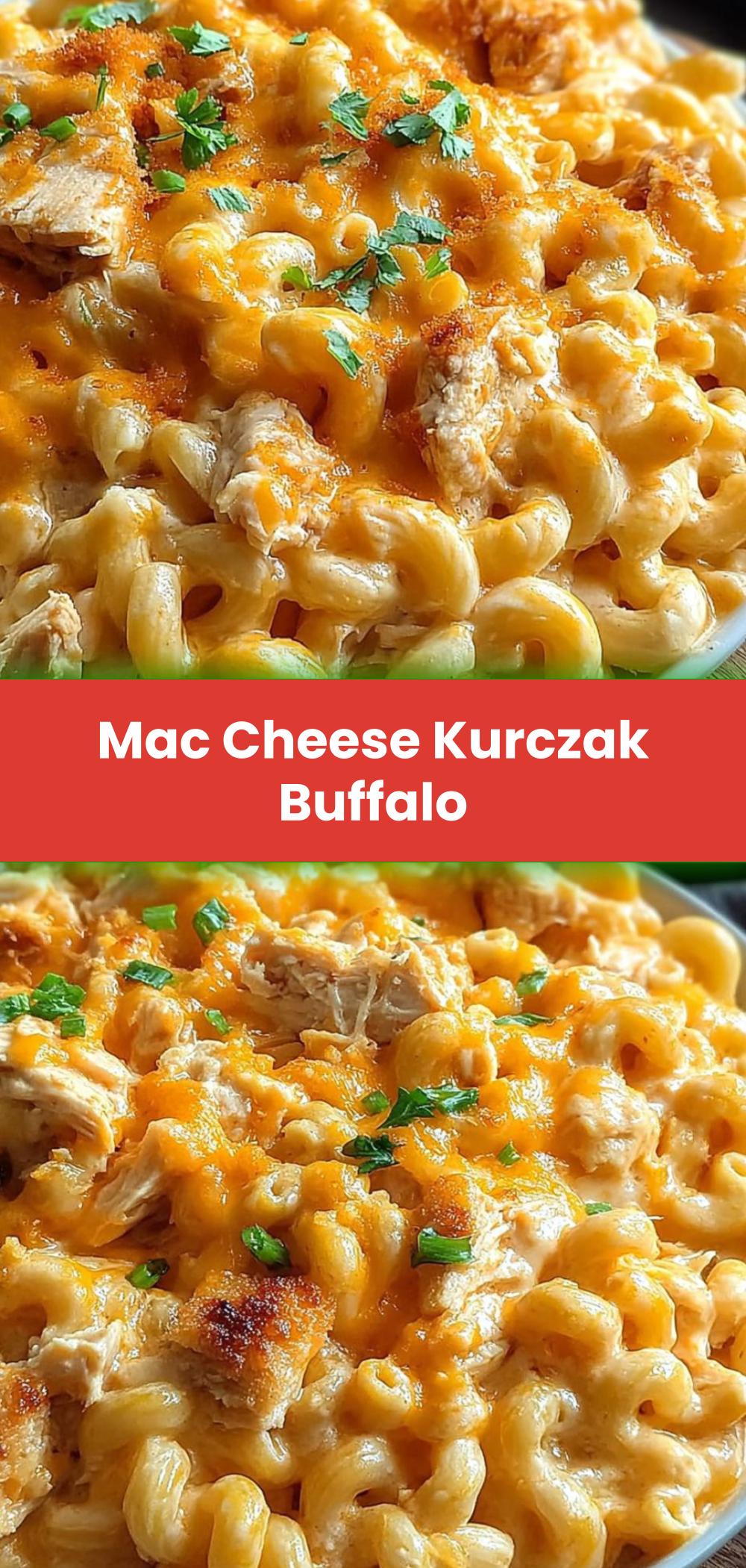 Template of Mac Cheese Kurczak Buffalo