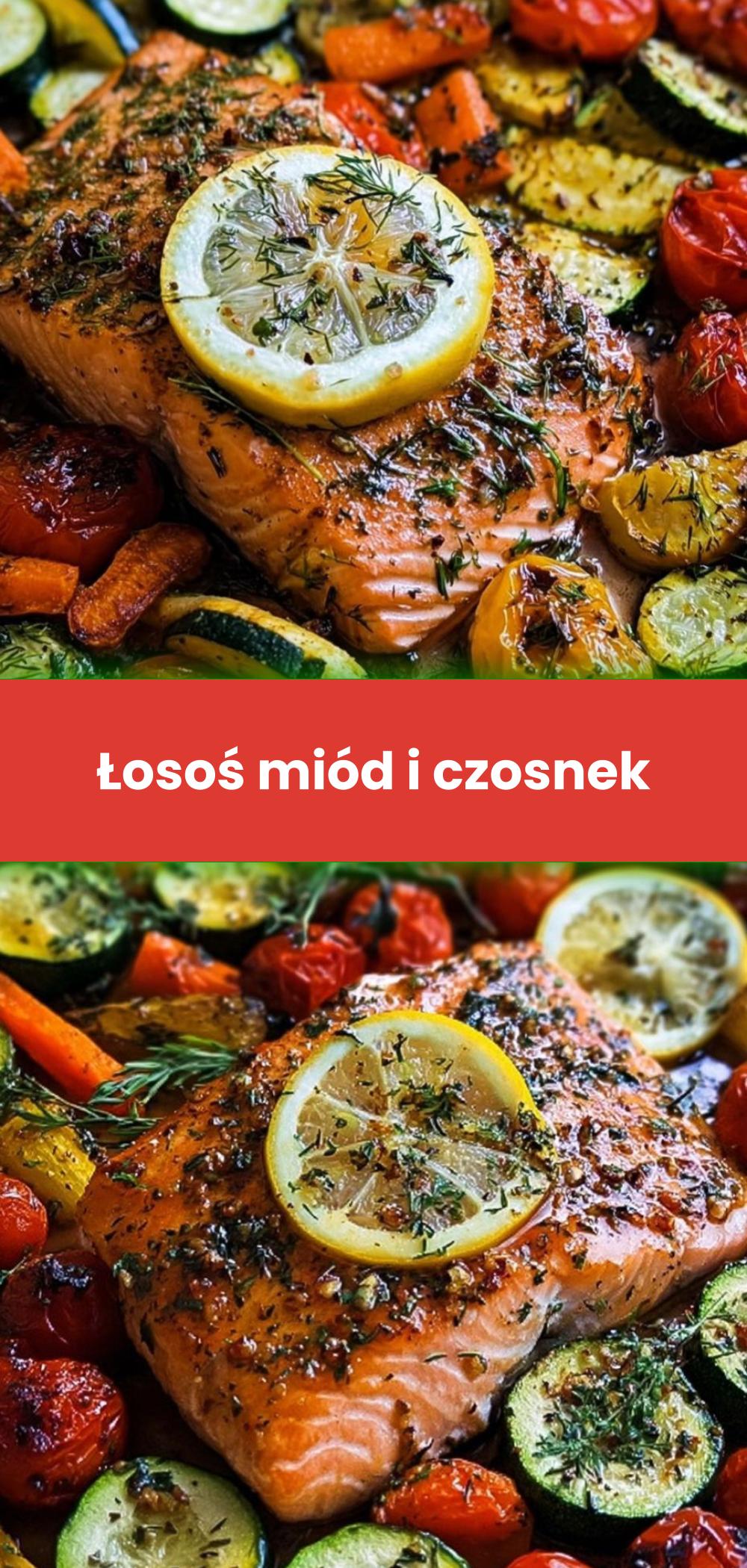 Template of Łosoś miód i czosnek