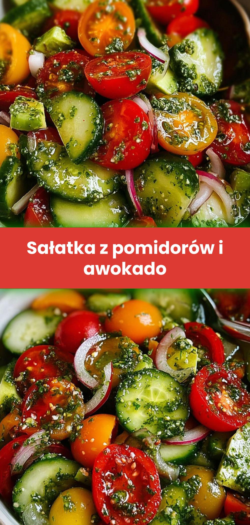 Template of Sałatka z pomidorów i awokado