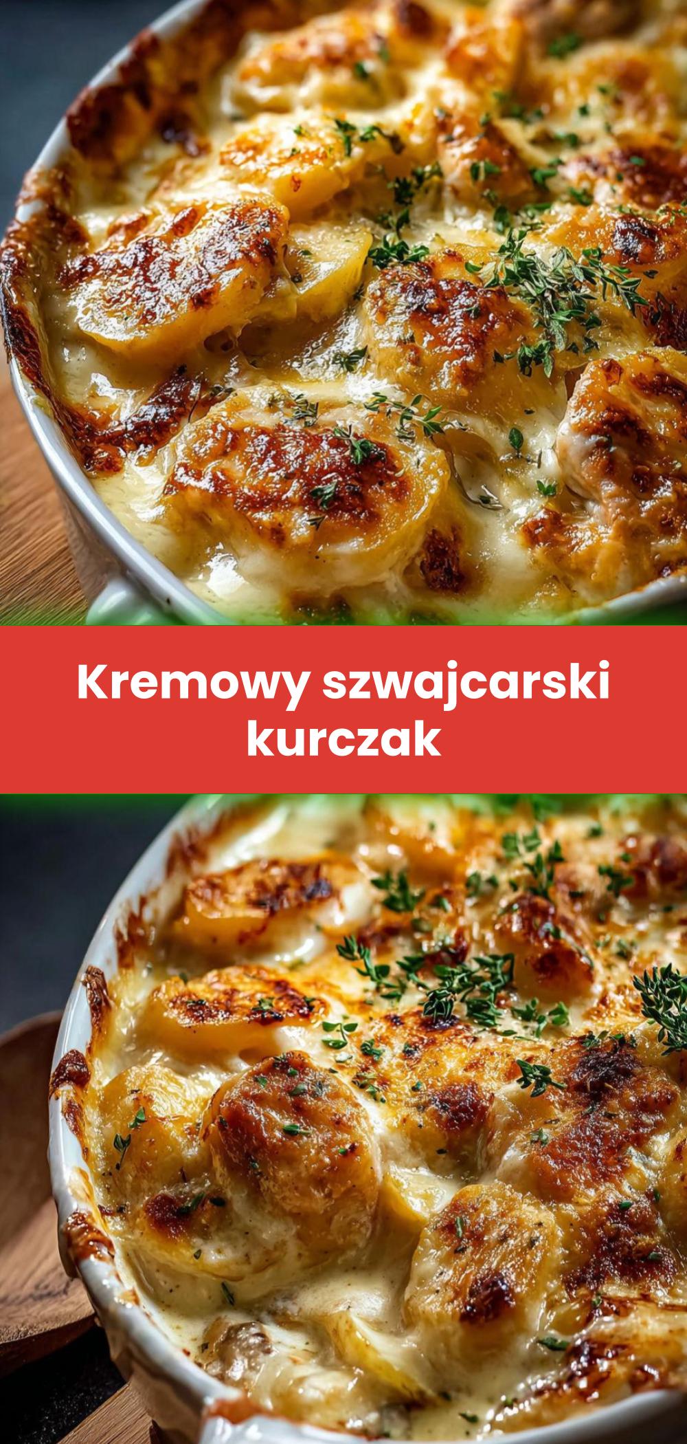 Template of Kremowy szwajcarski kurczak