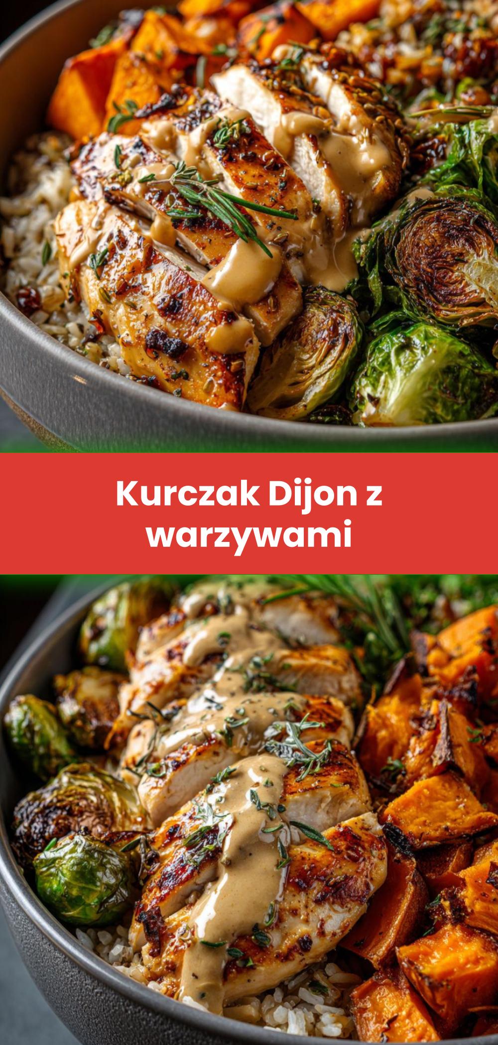 Template of Kurczak Dijon z warzywami