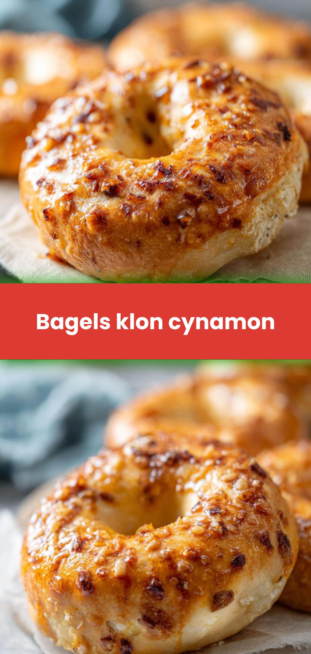 Template of Bagels klon cynamon