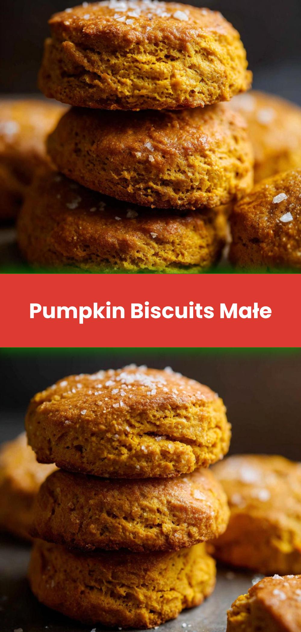 Template of Pumpkin Biscuits Małe