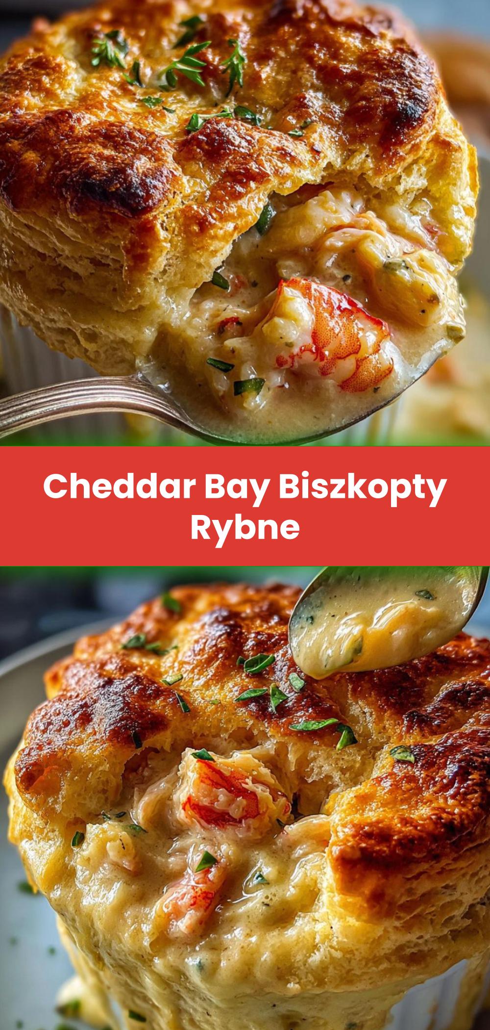 Template of Cheddar Bay Biszkopty Rybne