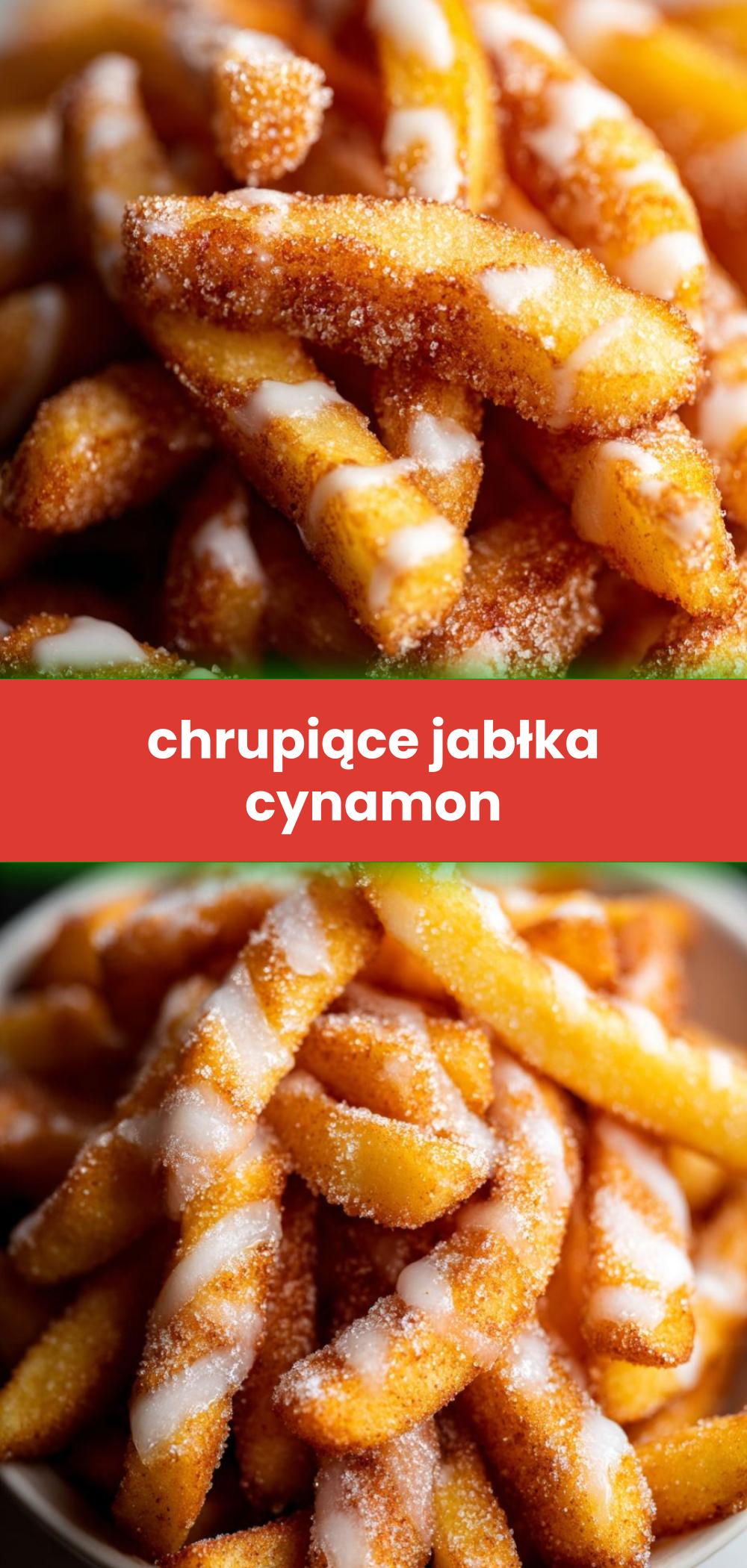 Template of chrupiące jabłka cynamon